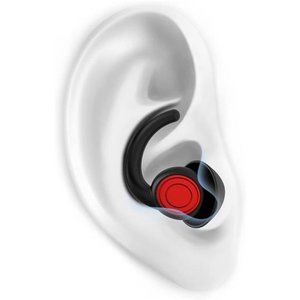 2pair Ear Plugs for Sleeping Reusable Noise Reduction Earplug (Black)